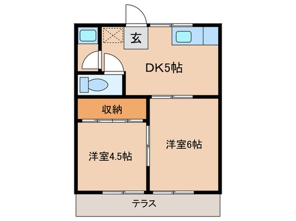 ニューコーポ宮下の物件間取画像